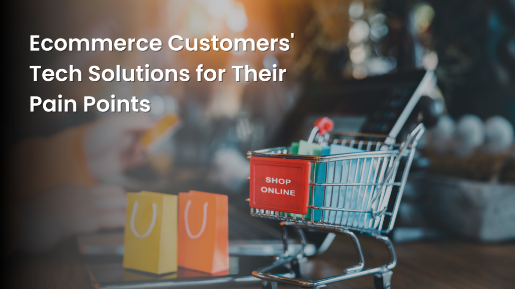 Ecommerce Customers' Tech Solutions For Their Pain Points​